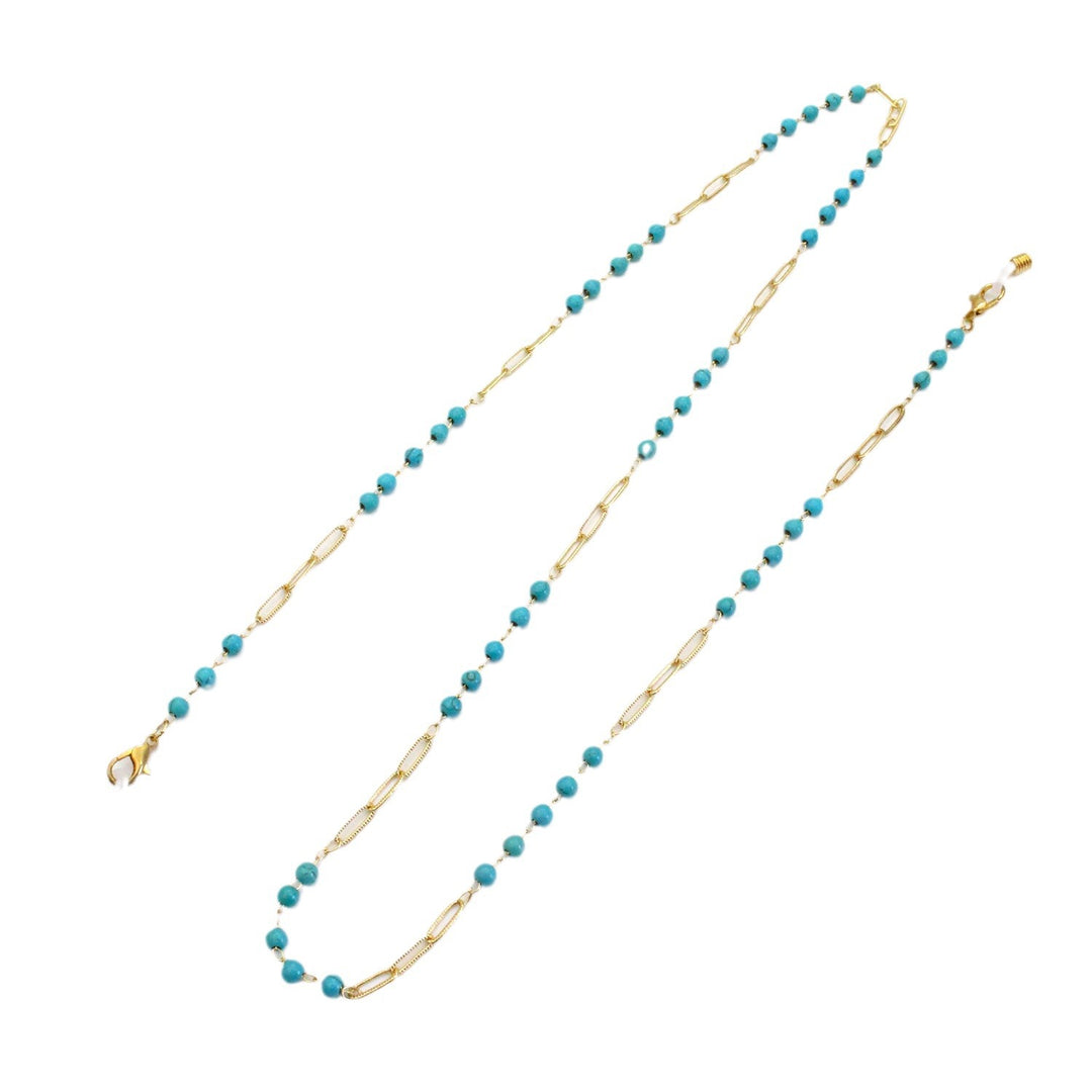 Chunky Bead Schmuck Brille Kette Karnz