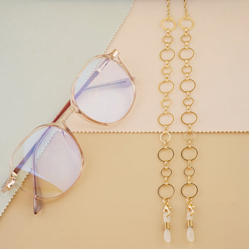 Stylische Link Brillen Kette Karnz