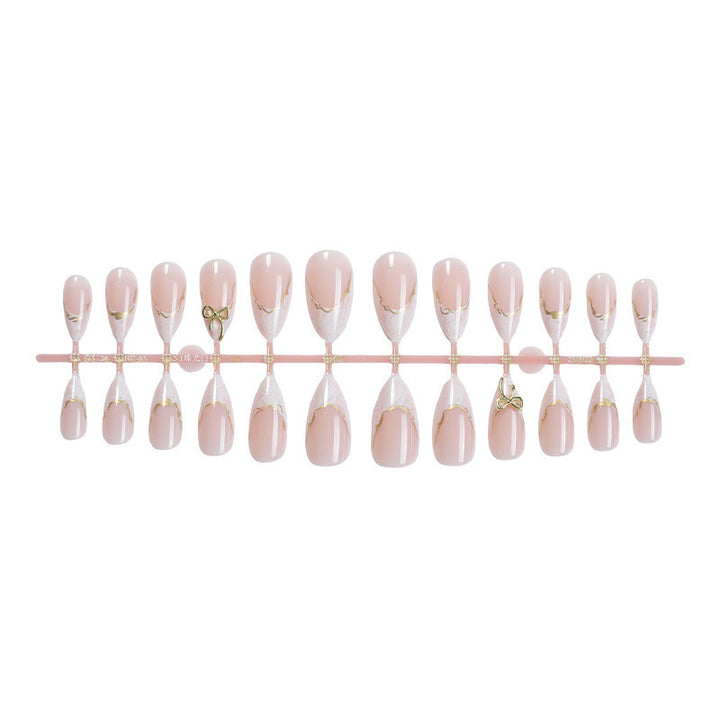Elegante sculptierte Press-On-Nagelspitzen Karnz