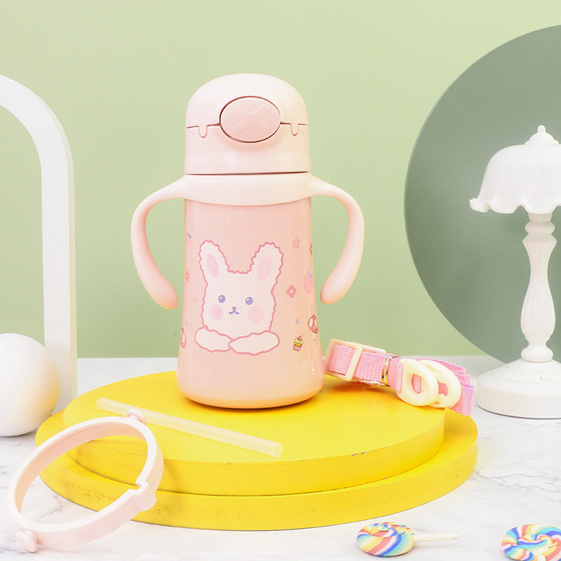 Damen Isolierte Kinder-Trinkflasche im verspielten Tierdesign Karnz