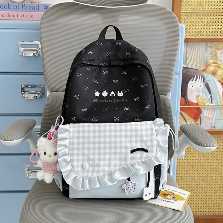 Verspielt Rüschendes Design Rucksack