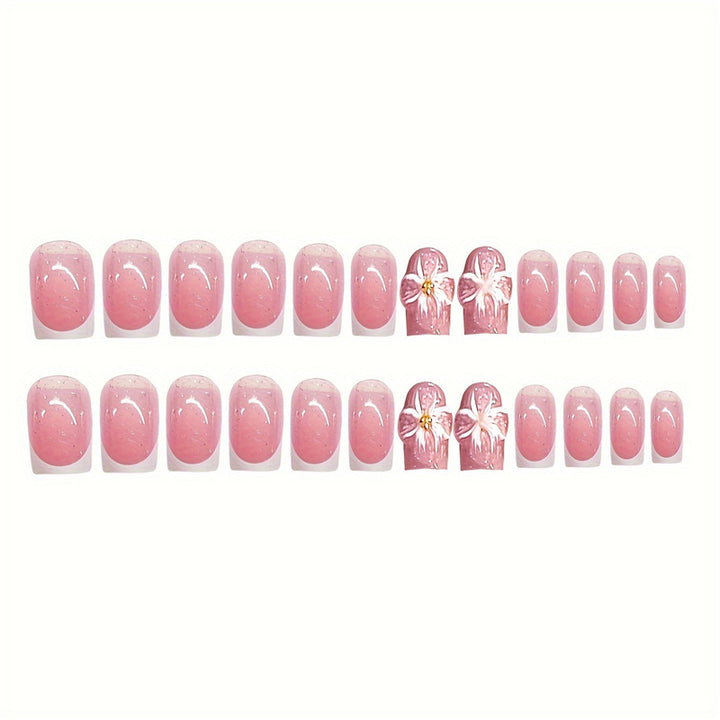 Elegantes Press-On Nagelkunst-Set Karnz