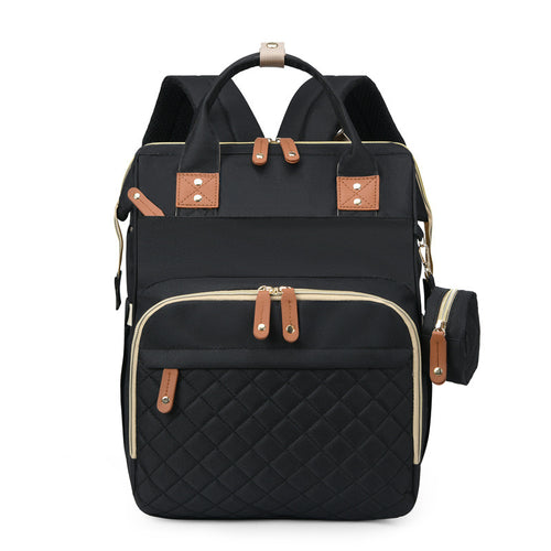 Vielseitiger Mehrfach-Taschen Stepp-Rucksack Karnz