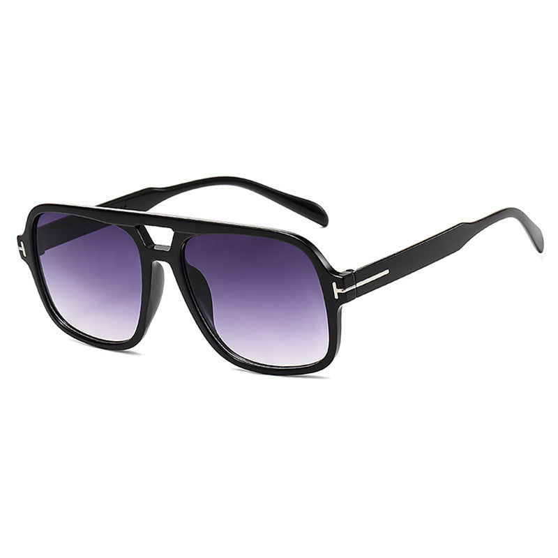 Damen stilvolle Sonnenbrille im markanten Rechteck-Design Karnz