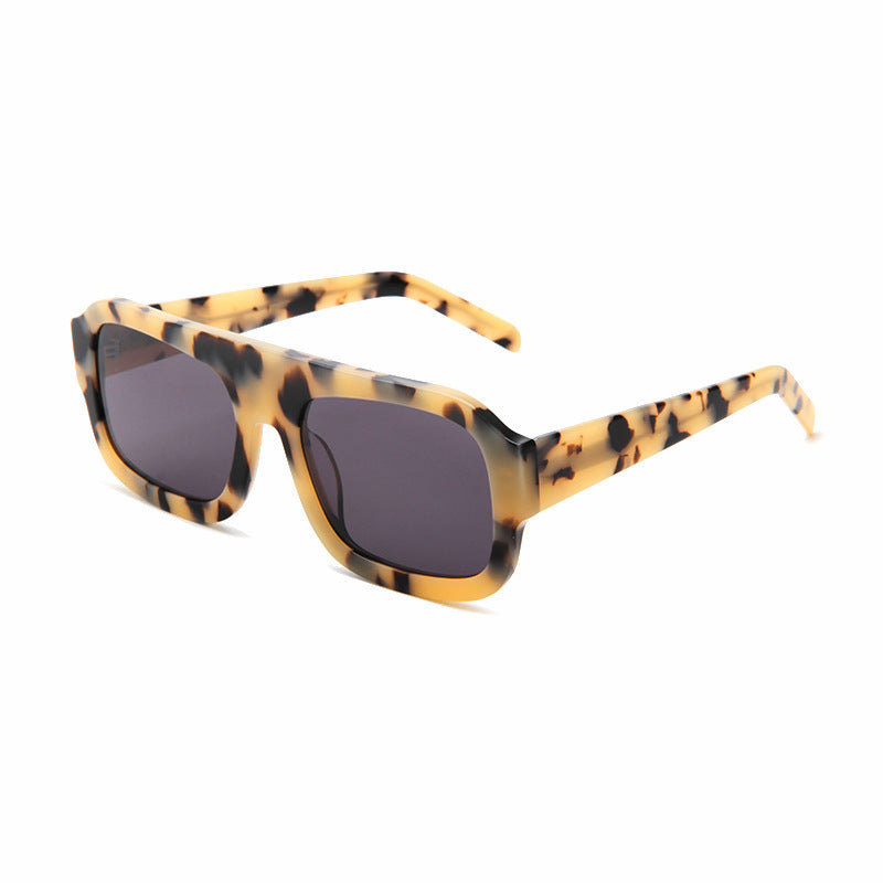 Damen quadratische Sonnenbrille aus hochwertigem Kunststoff mit polarisierenden Gläsern Karnz