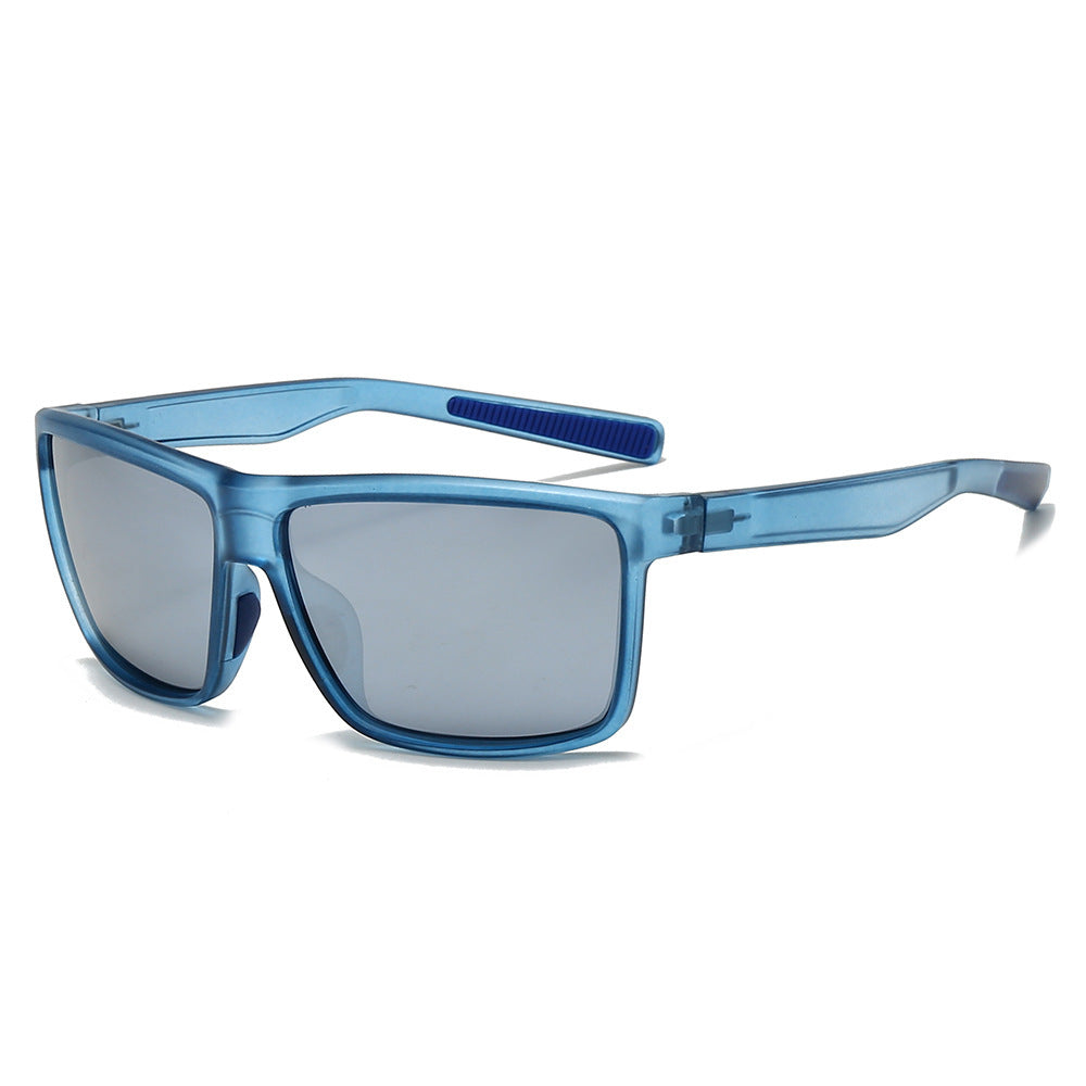 Herren Sportliche Sonnenbrille mit hochreflektierenden Gläsern und elastischem Rahmen Karnz