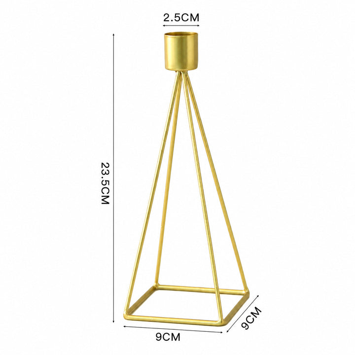 Moderner geometrischer Kerzenhalter