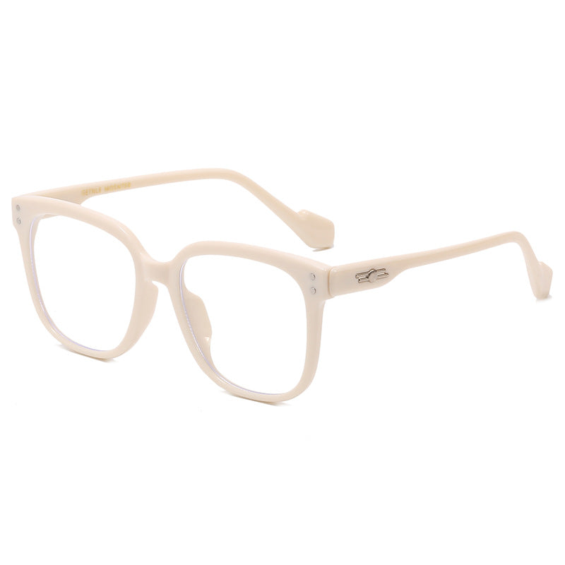 Damen stylische rechteckige Brille Karnz