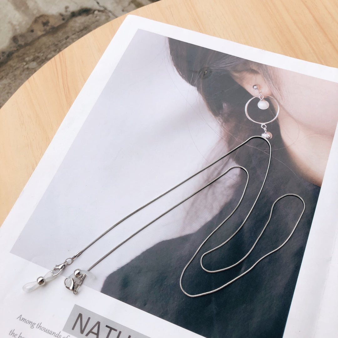 Elegante Hängende Ohrringe Halter Kette Karnz