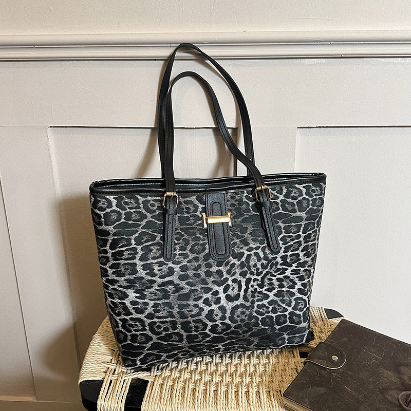 Elegante Leopardenmuster Einkaufstasche