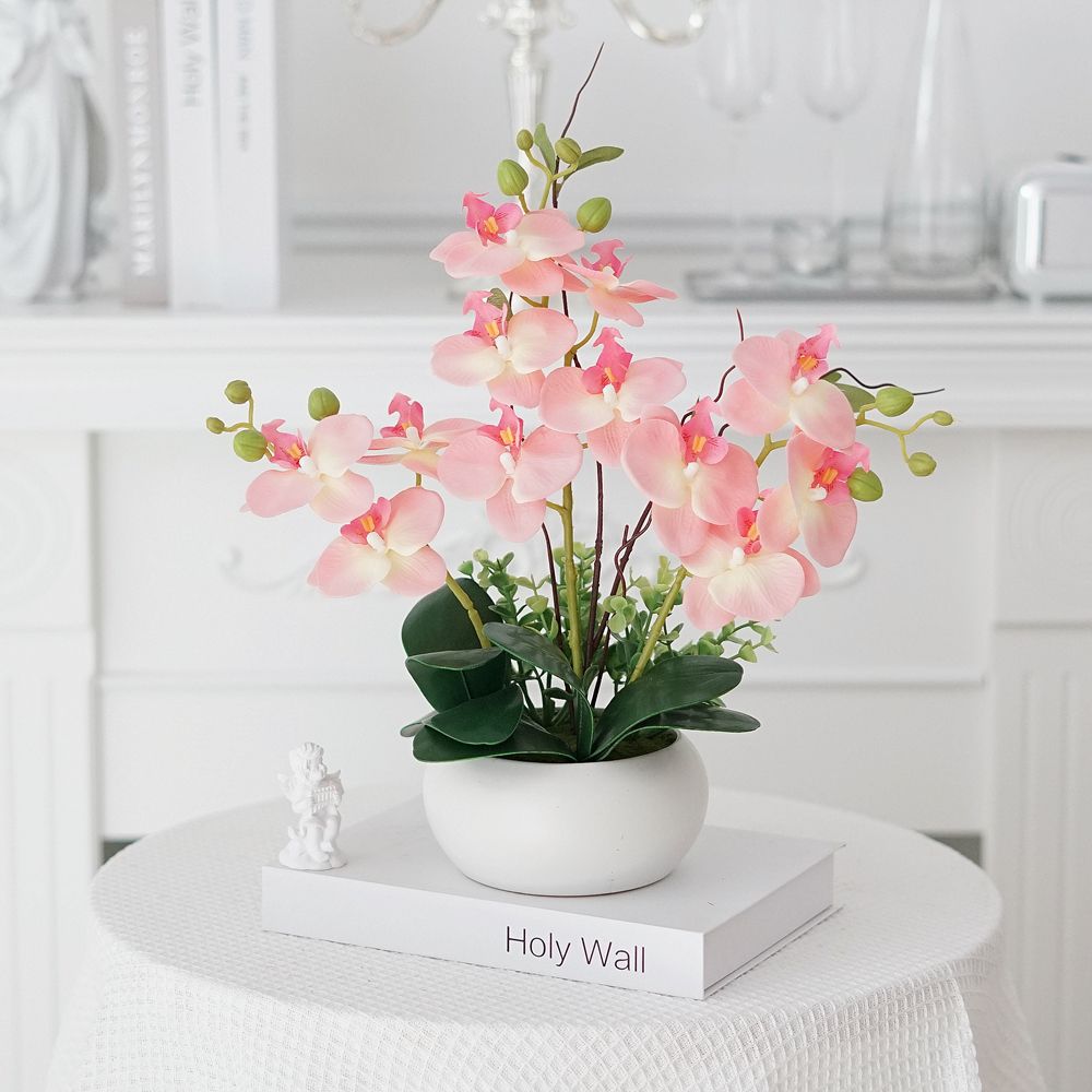 Realistische künstliche Orchideen Dekoration