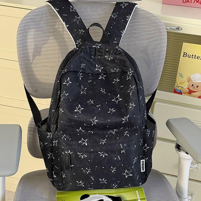 Verspielt Stern-Beschmückter Schulrucksack Karnz 1791204675