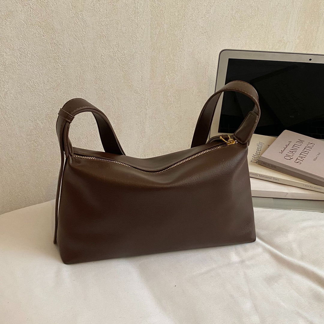 Elegante Leder Schultertasche Karnz