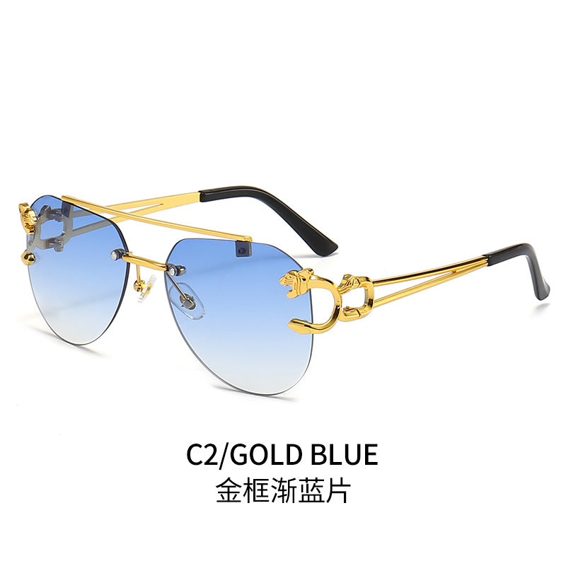 Damen Designer-Sonnenbrille mit einzigartigem Tierakzent Karnz