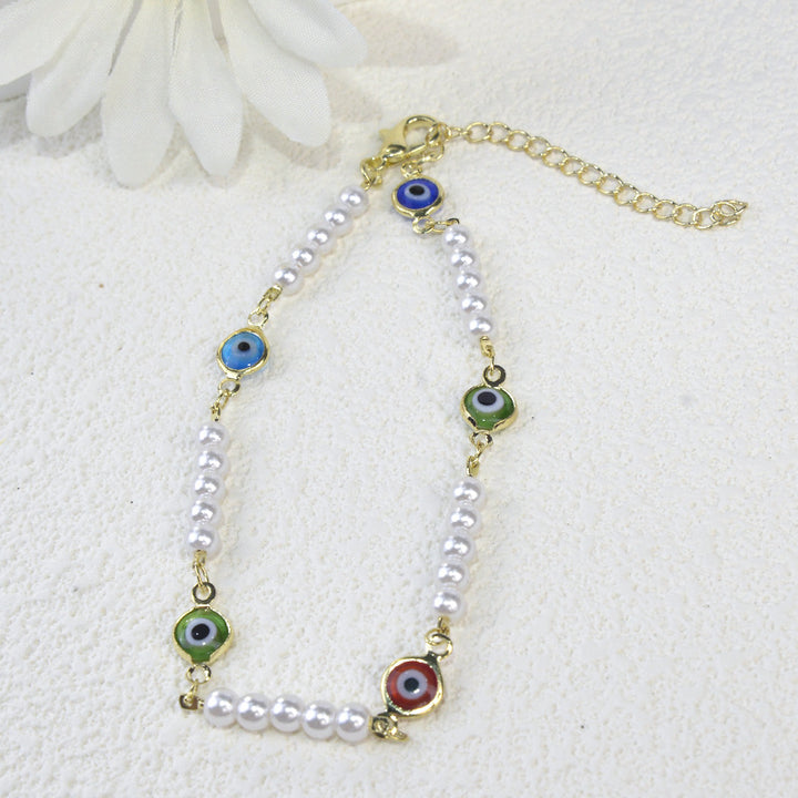 Elegante Perlenkette Karnz