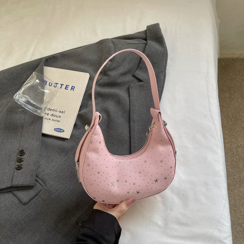 Sternenmuster Casual Hobo Tasche