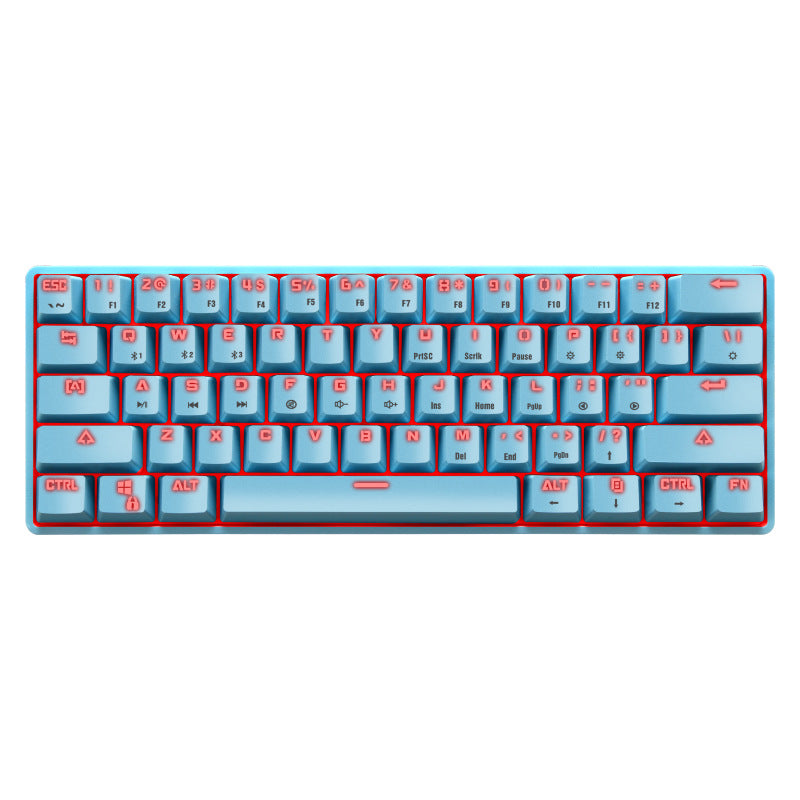 Kompakte mechanische Gaming-Tastatur mit hintergrundbeleuchteten Tasten Karnz