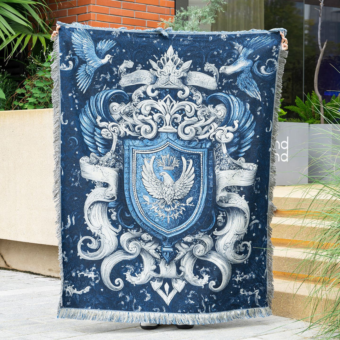 Künstlerischer heraldischer Wurfdecke