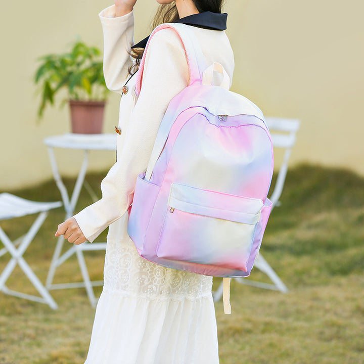 Stylische Kuhflecken-Rucksack- und Zubehörset Karnz