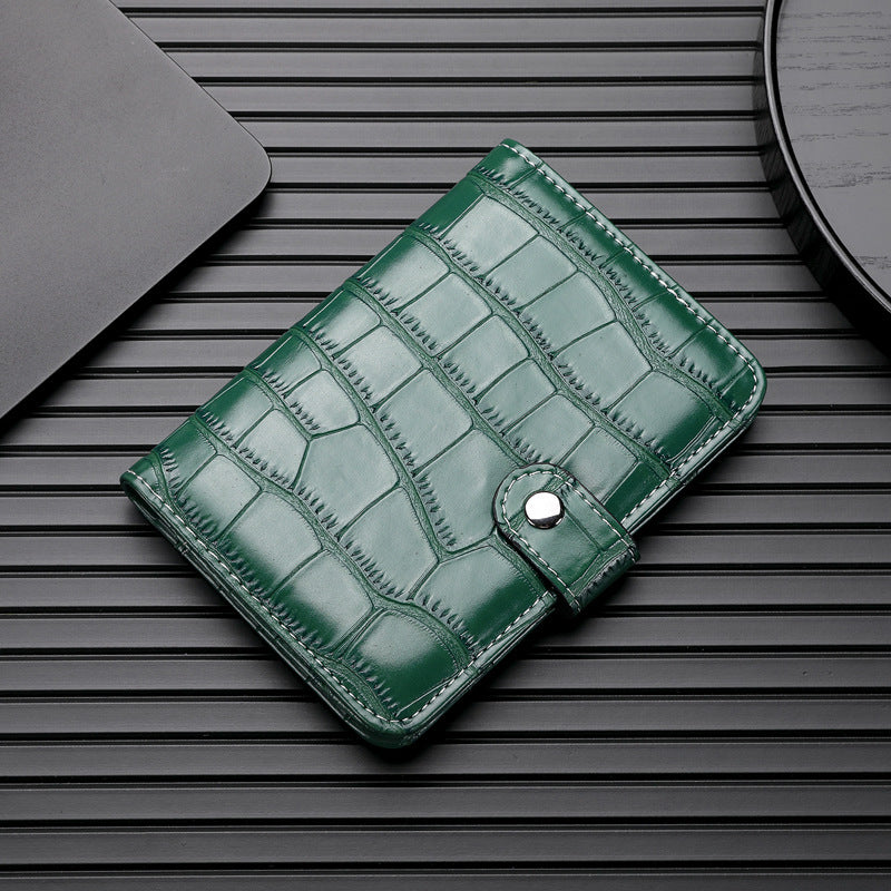 Elegante Krokodilstrukturierte Geldbörse