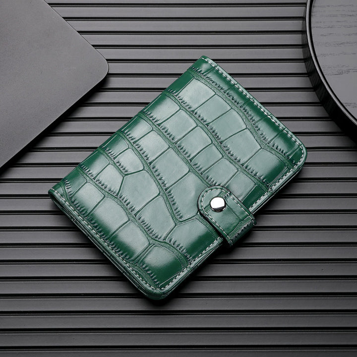 Elegante Krokodilstrukturierte Geldbörse