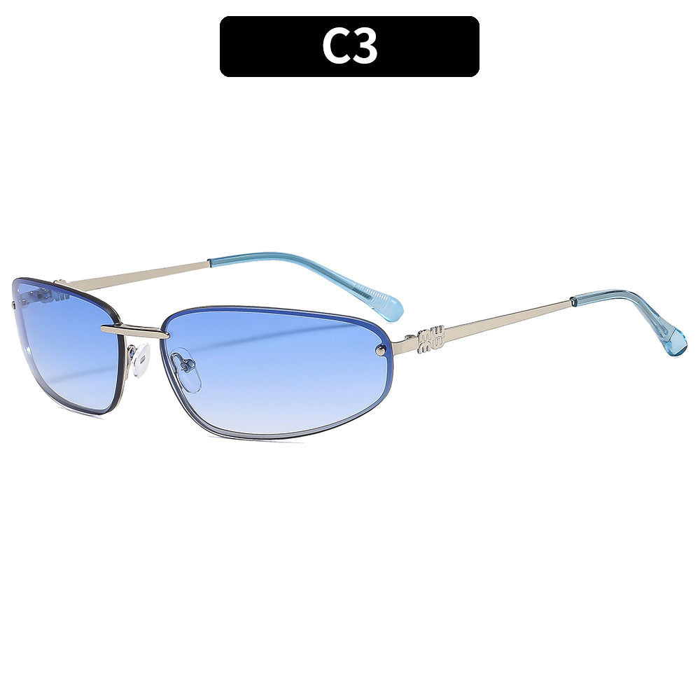 Elegante Übergroße Schild Sonnenbrille