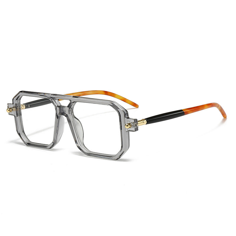 Damen oversized rechteckige Brille Karnz