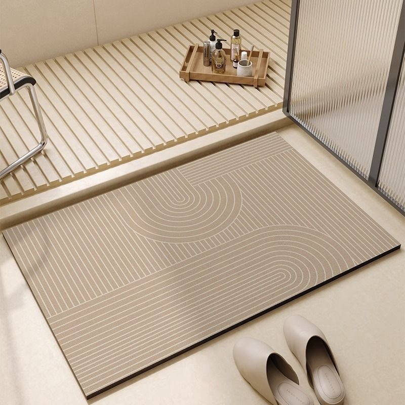 Moderner abstrakter Muster-Badematte für das Badezimmer