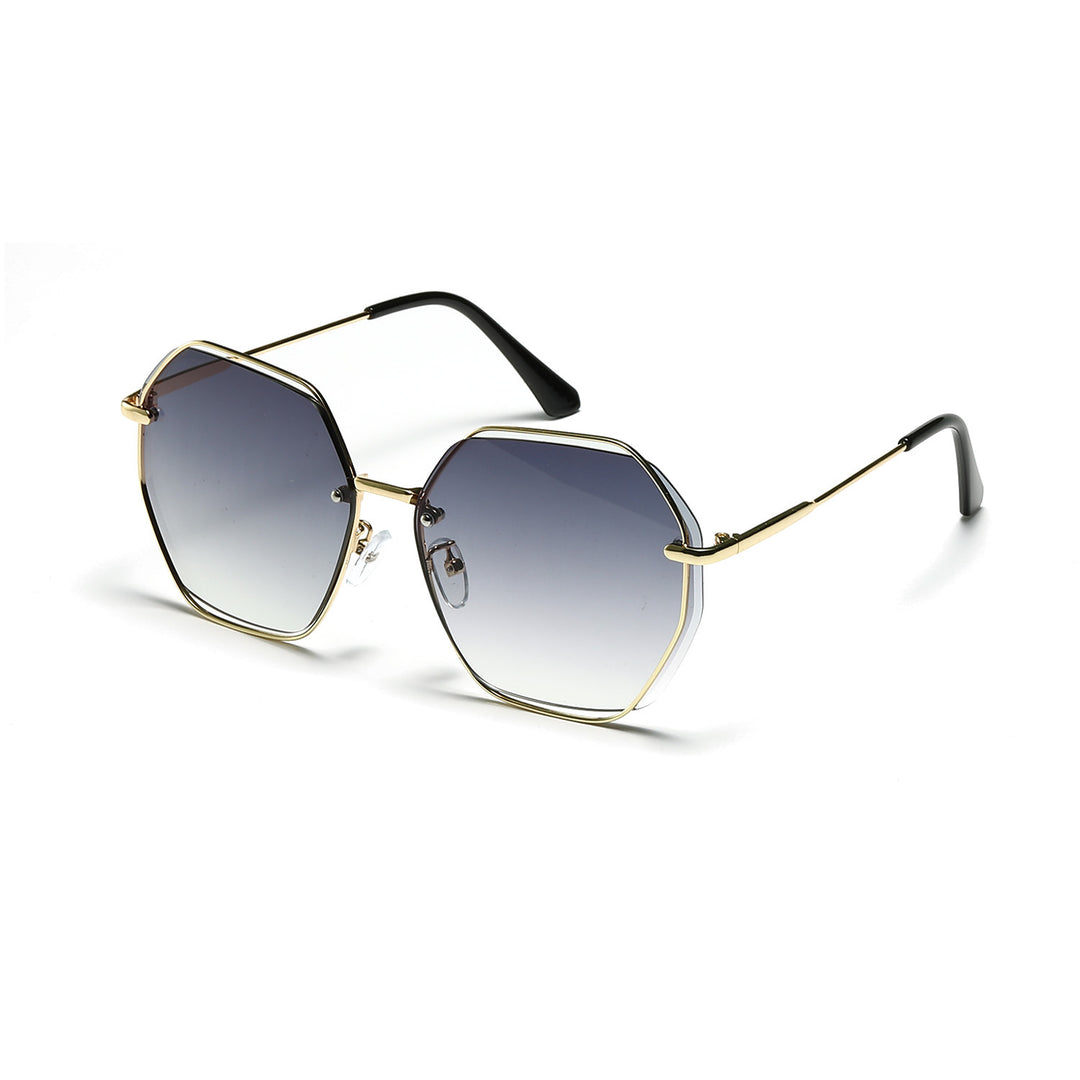 Damen modische achteckige Sonnenbrille mit elegantem Rahmen Karnz