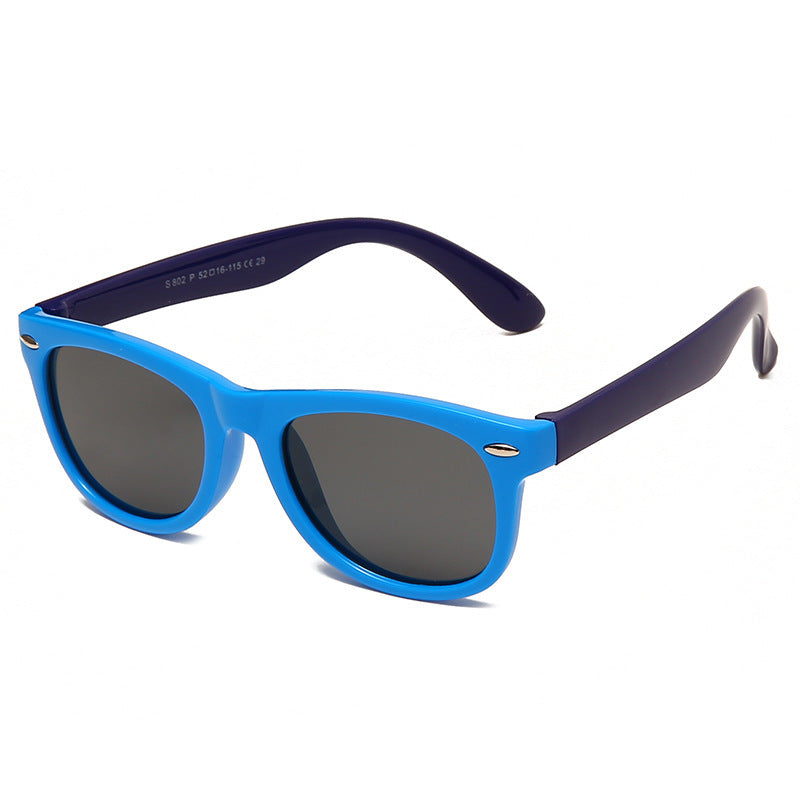 Karnz | Kinder Flex Sonnenbrille mit flexiblem und robustem Rahmen