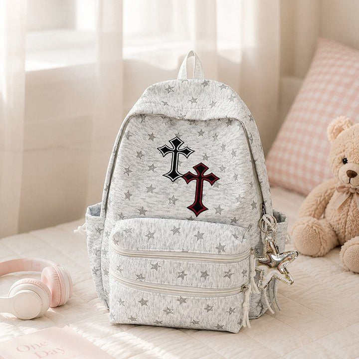 Verspielter Grafischer Druck Rucksack