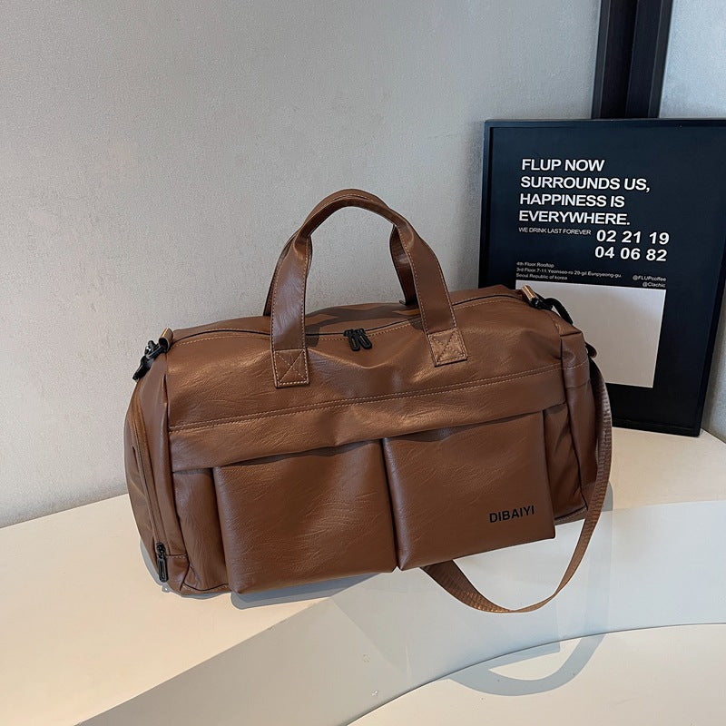 Premium Leder Wochenend Reisetasche