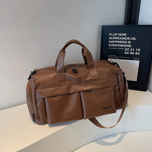 Premium Leder Wochenend Reisetasche