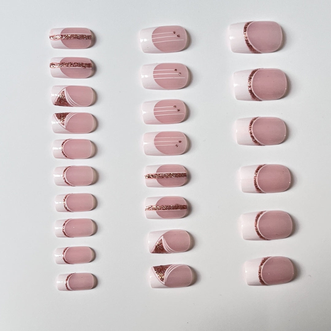 Elegante französische Tipps Gel-Nagelverlängerungen Karnz