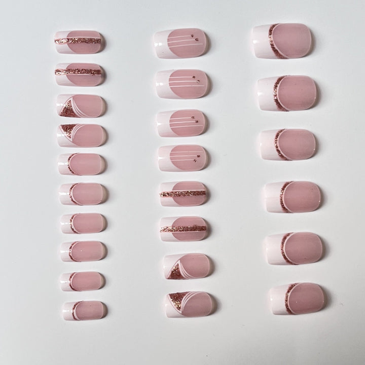 Elegante französische Tipps Gel-Nagelverlängerungen Karnz