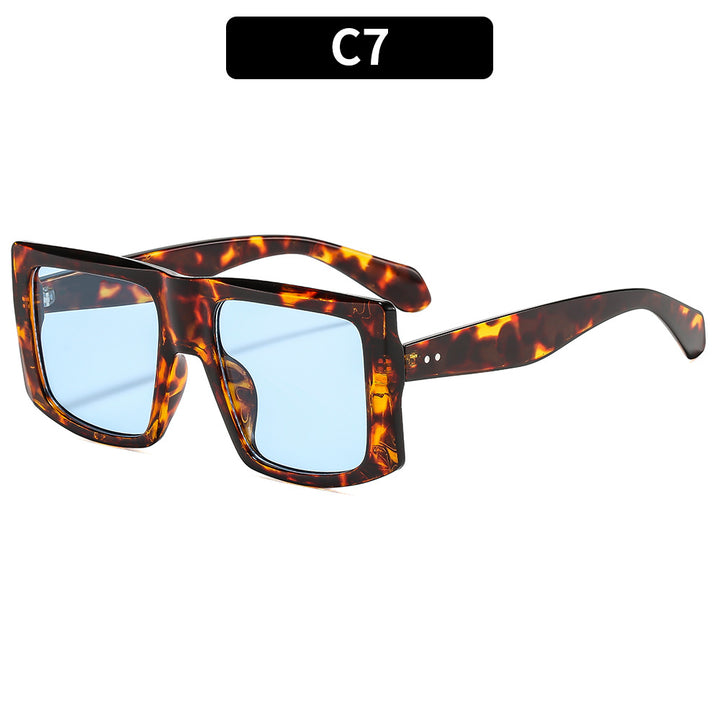 Modische Übergroße Quadratische Sonnenbrille