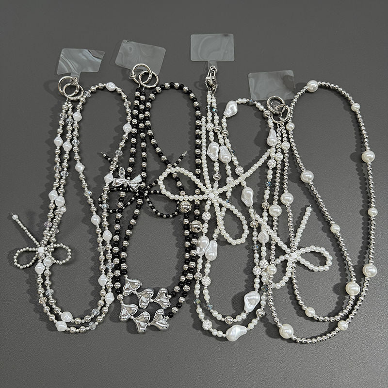 Elegante Perlenverzierte Lanyard Karnz