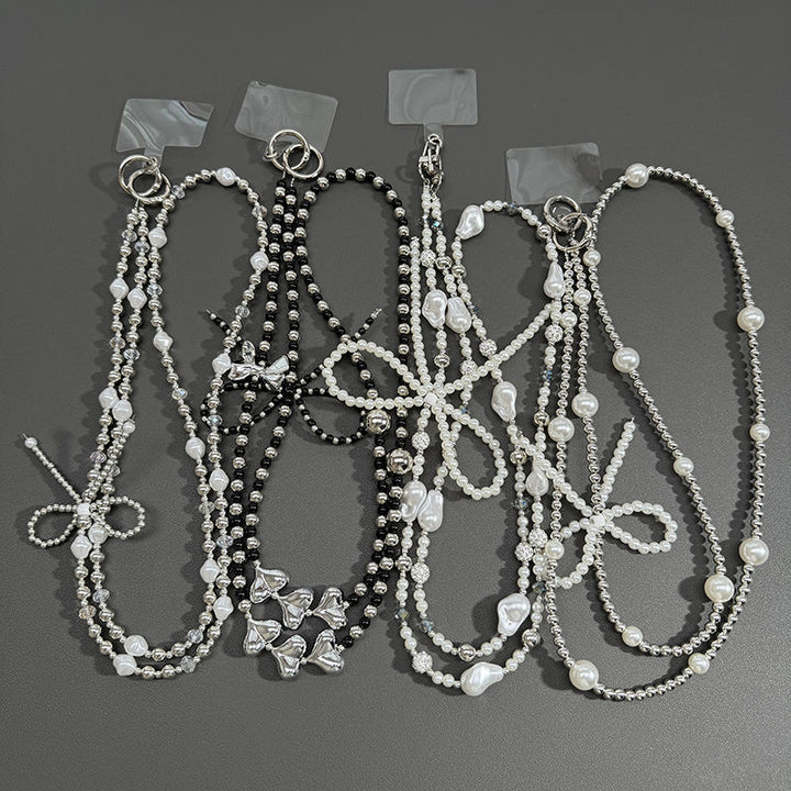 Elegante Perlenverzierte Lanyard Karnz