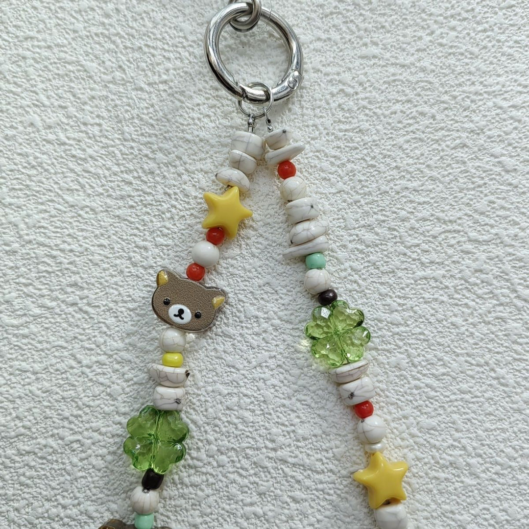 Spaß-Themen-Perlen-Schlüsselanhänger Halter Karnz