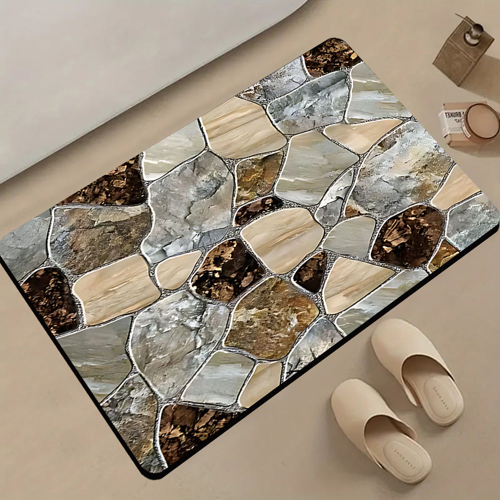 Künstlerisches Mandala-Design Badezimmermatte