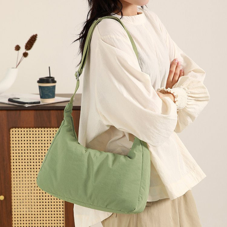 WoStylish Weich-strukturierte Schultertasche
