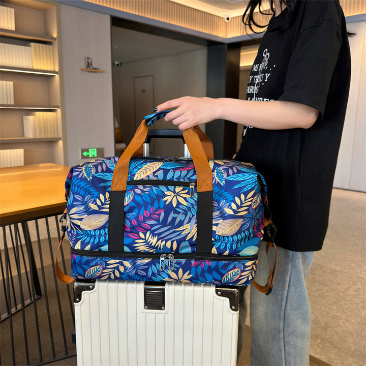 Blumige Reis-Dufflebag