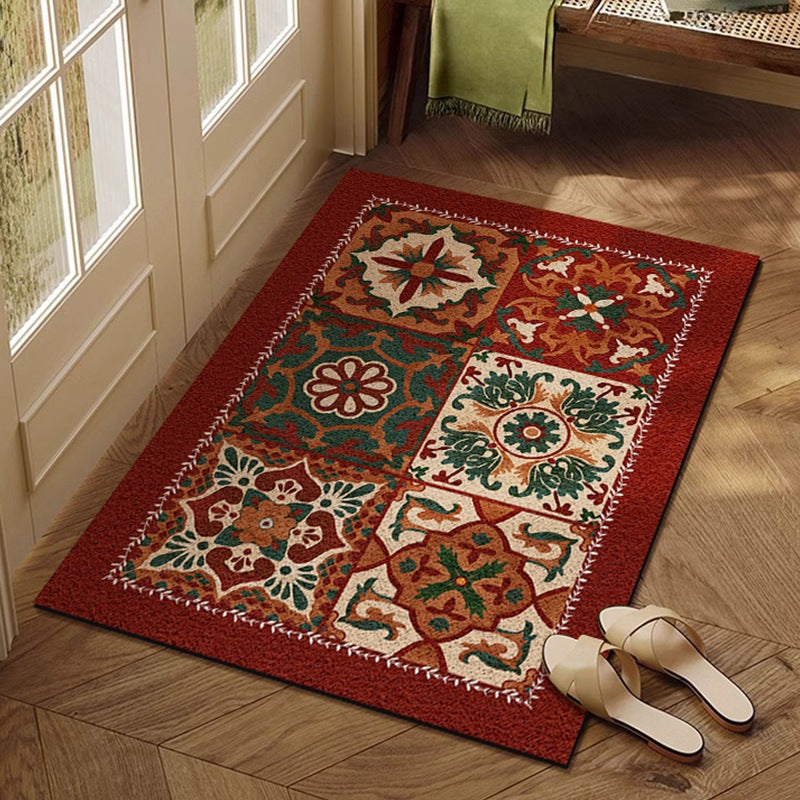 Vintage-inspirierter dekorativer Teppich