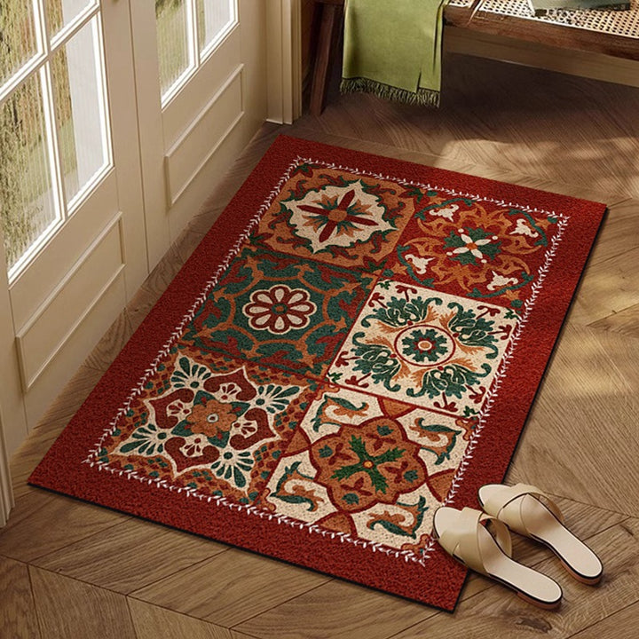 Vintage-inspirierter dekorativer Teppich