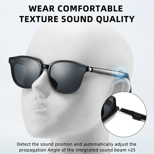 Damen Sonnenbrille im trendigen quadratischen Design mit polarisierten Gläsern Karnz