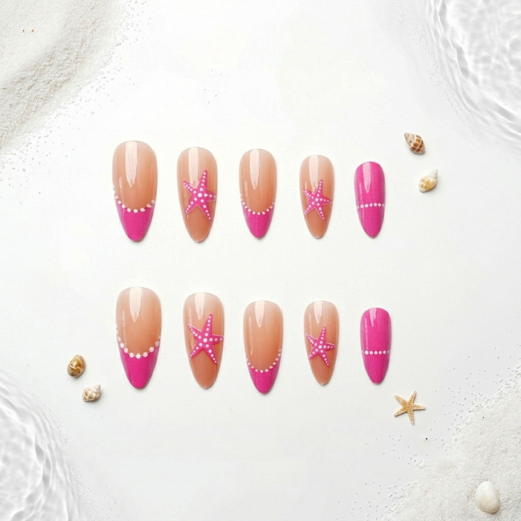 Künstlerisches Seestern Nagelkunst Set