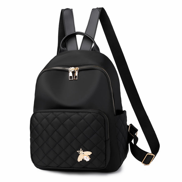 Gepolsterter Veganer Leder-Rucksack Karnz