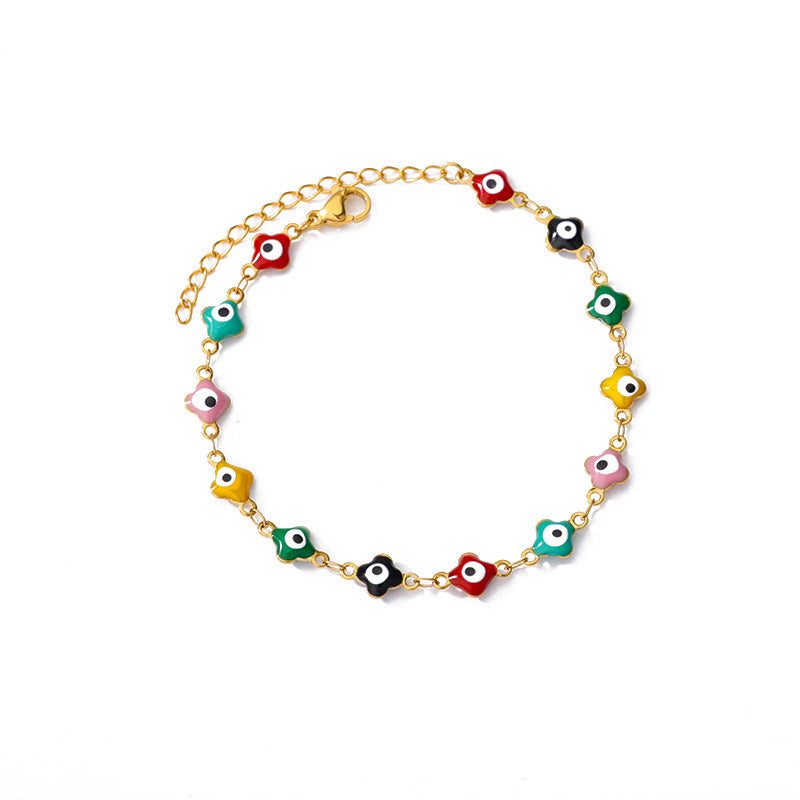 Evil Eye Schutz Anklet Karnz