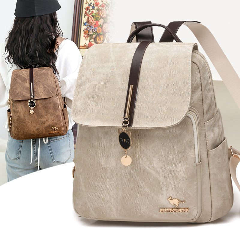Vintage-inspirierter Canvas-Rucksack Karnz