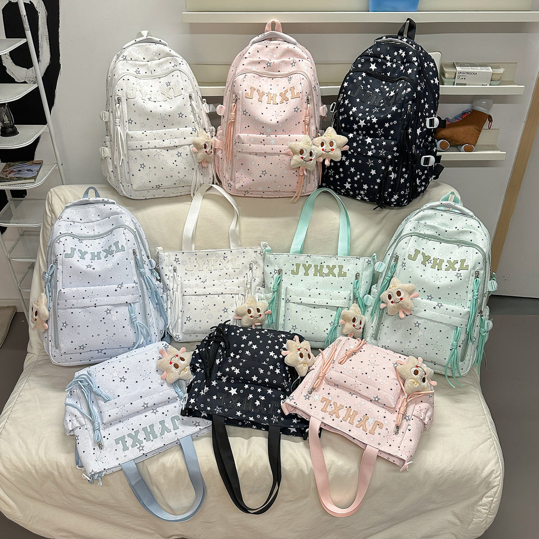 Stylischer Sternenbedruckter Rucksack Karnz 1791205378